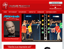 Tablet Screenshot of charlespeachock.com